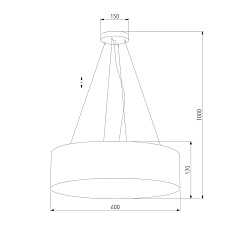 Подвесной светильник TK Lighting 4241 Rondo Graphite 1