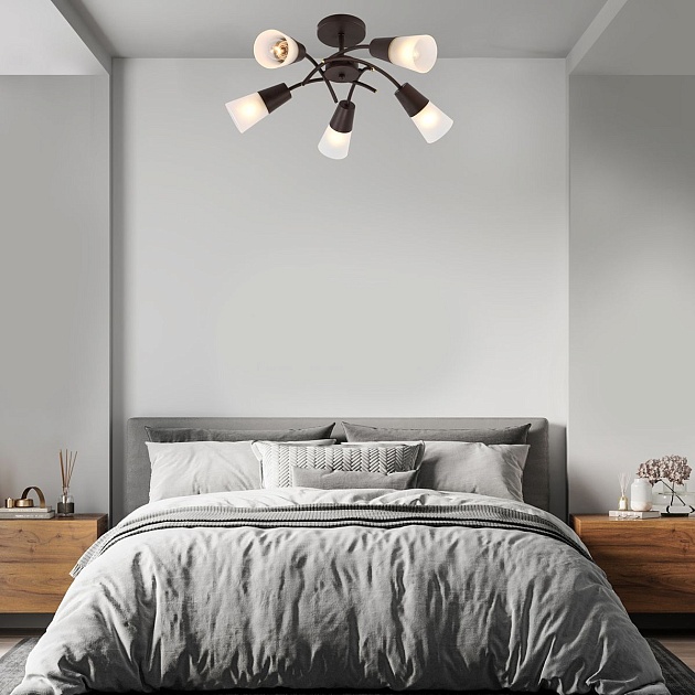 Потолочная люстра Escada Calla 1109/5P Wenge изображение 3 Потолочная люстра Escada Calla 1109/5P Wenge Фото № 3