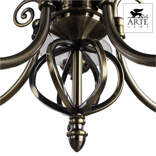 Подвесная люстра Arte Lamp Zanzibar A8390LM-5AB изображение 4 Подвесная люстра Arte Lamp Zanzibar A8390LM-5AB Фото № 4