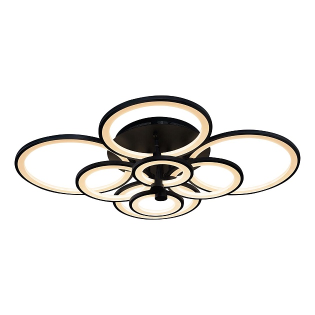 Потолочная светодиодная люстра iLedex Ring A001/8 BK изображение 3 Потолочная светодиодная люстра iLedex Ring A001/8 BK Фото № 3