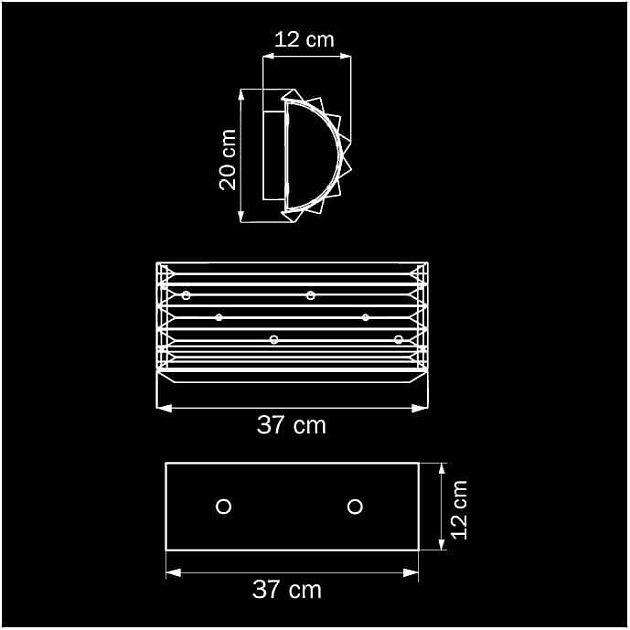 Настенный светильник Osgona Limpio 722660 Фото № 3