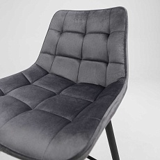 Полубарный стул AksHome Linx темно-серый, велюр 86206 5